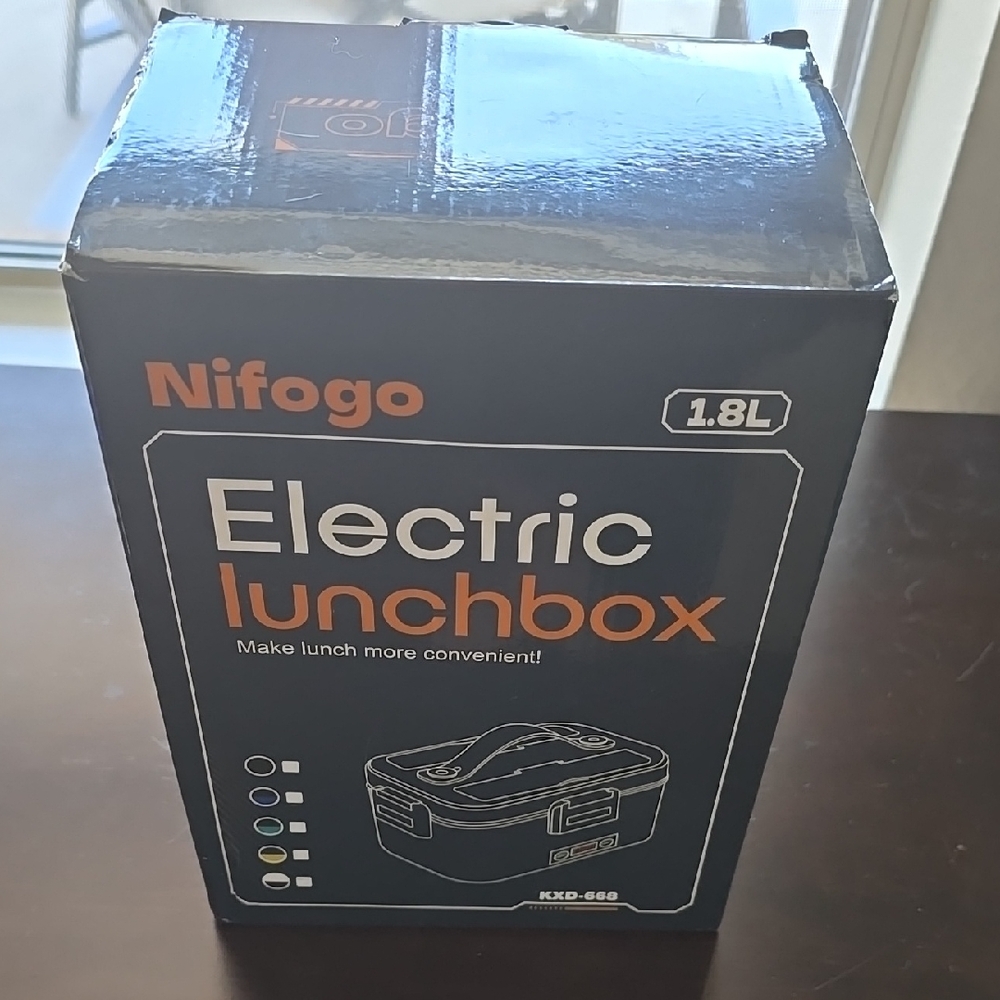 Nifogo Electric Lunchbox 1.8L- Warm meals on the go